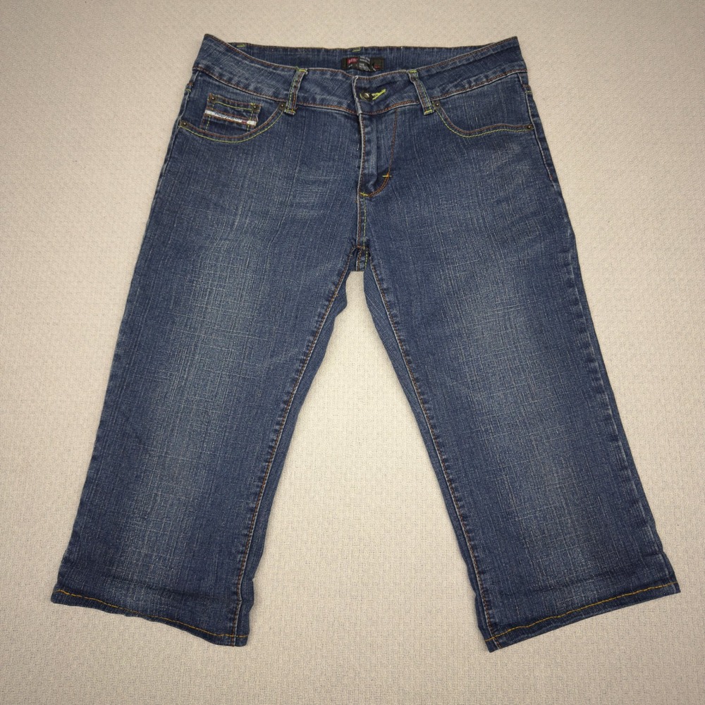 Diesel Denim Shorts 33x27 Capris Faded Hemmed Jeans Summer Grunge